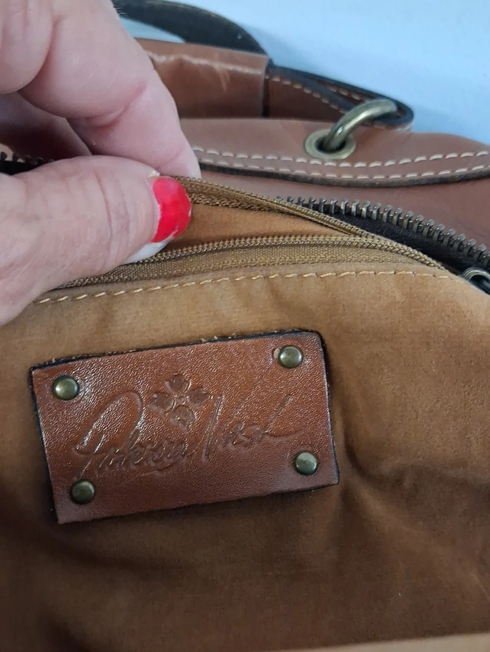 Patricia Nash Heritage Leather Alencon Backpack Unisex